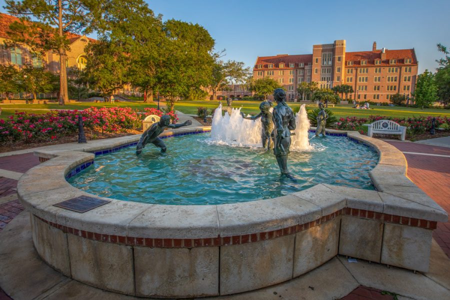 Landis Legacy Fountain, 2020. (FSU Photography Services/Bruce Palmer)