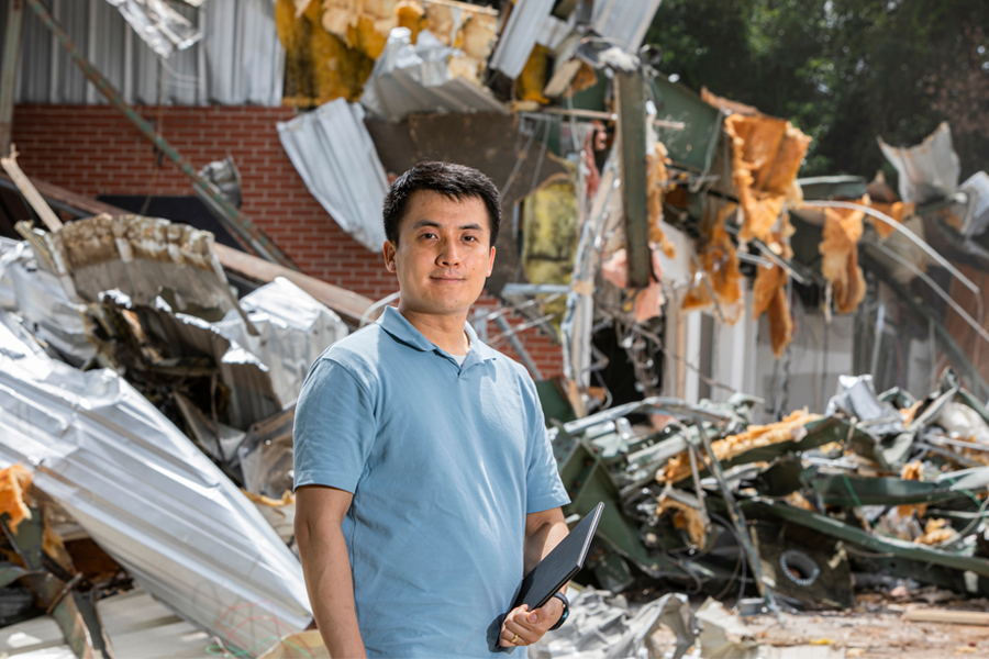 Juyeong Choi, an assistant professor in the Department of Civil and Environmental Engineering in the FAMU-FSU College of Engineering. (Mark Wallheiser/FAMU-FSU College of Engineering)