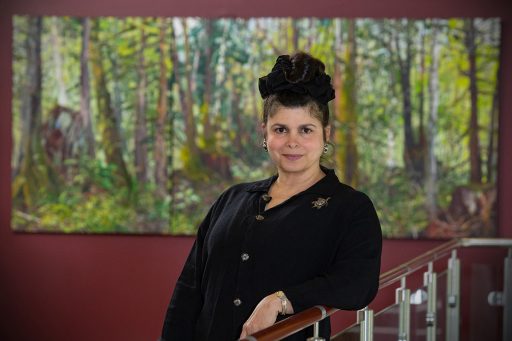 Lilian Garcia-Roig, a professor in the Department of Art and FSU’s 2023-2024 Robert O. Lawton Distinguished Professor. (FSU Photography Services)