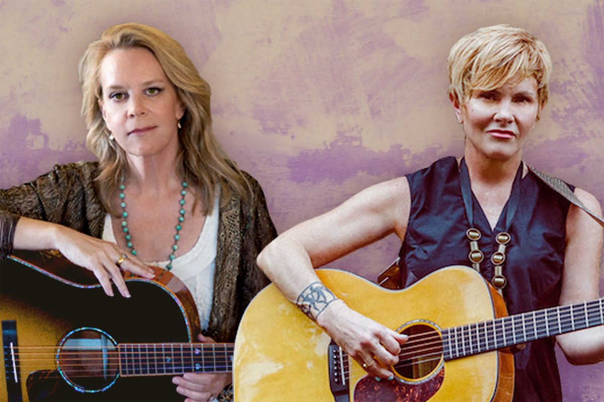 Left: Mary Chapin Carpenter. Right: Shawn Colvin