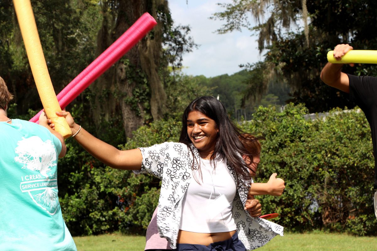 SLS students participated in team building activities at FSU's Lakefront Park. (Photo: Paige Rentz)