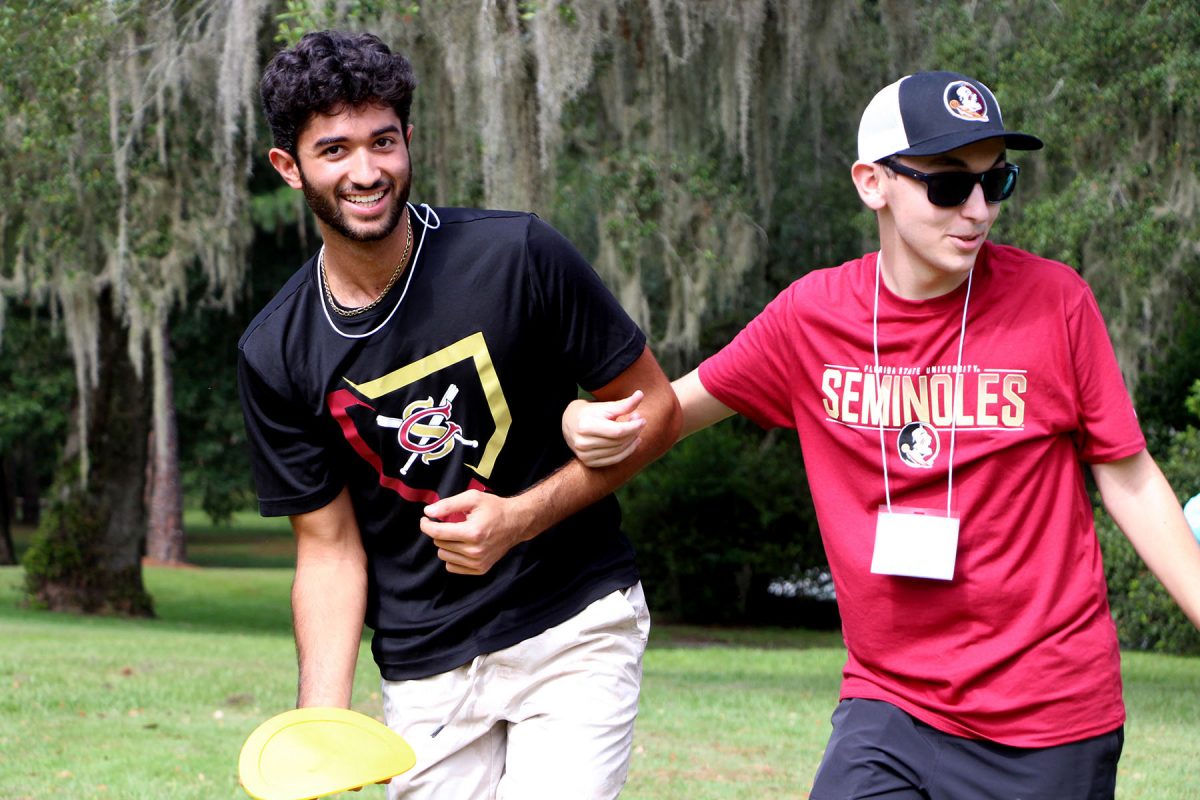 SLS students participated in team building activities at FSU's Lakefront Park. (Photo: Paige Rentz)