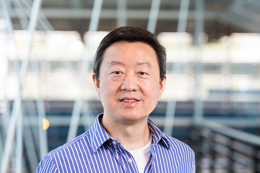 Wei Guo, a professor in the Department of Mechanical Engineering at the FAMU-FSU College of Engineering. (Mark Wallheiser/FAMU-FSU College of Engineering)