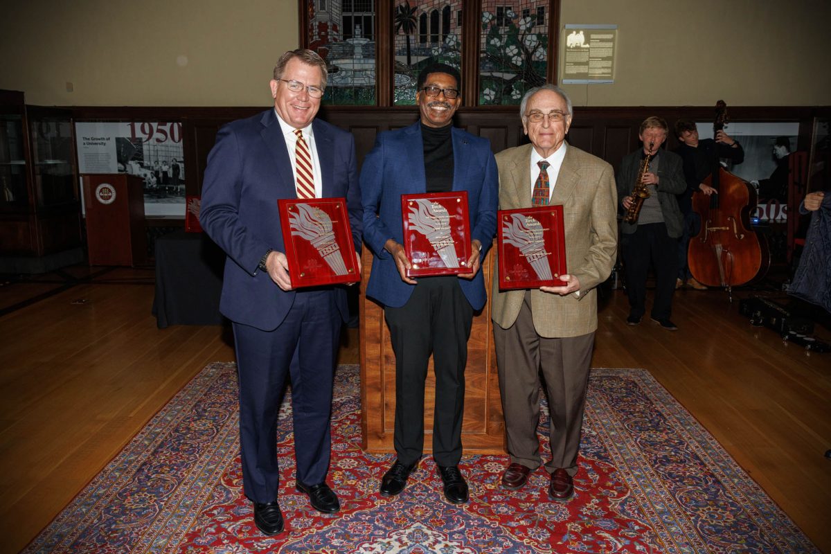 (From L) Allen Durham, André Thomas and Joe Torgesen.