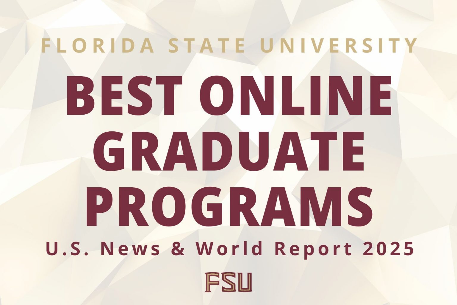 FSU online graduate programs excel in 2025 U.S. News & World Report