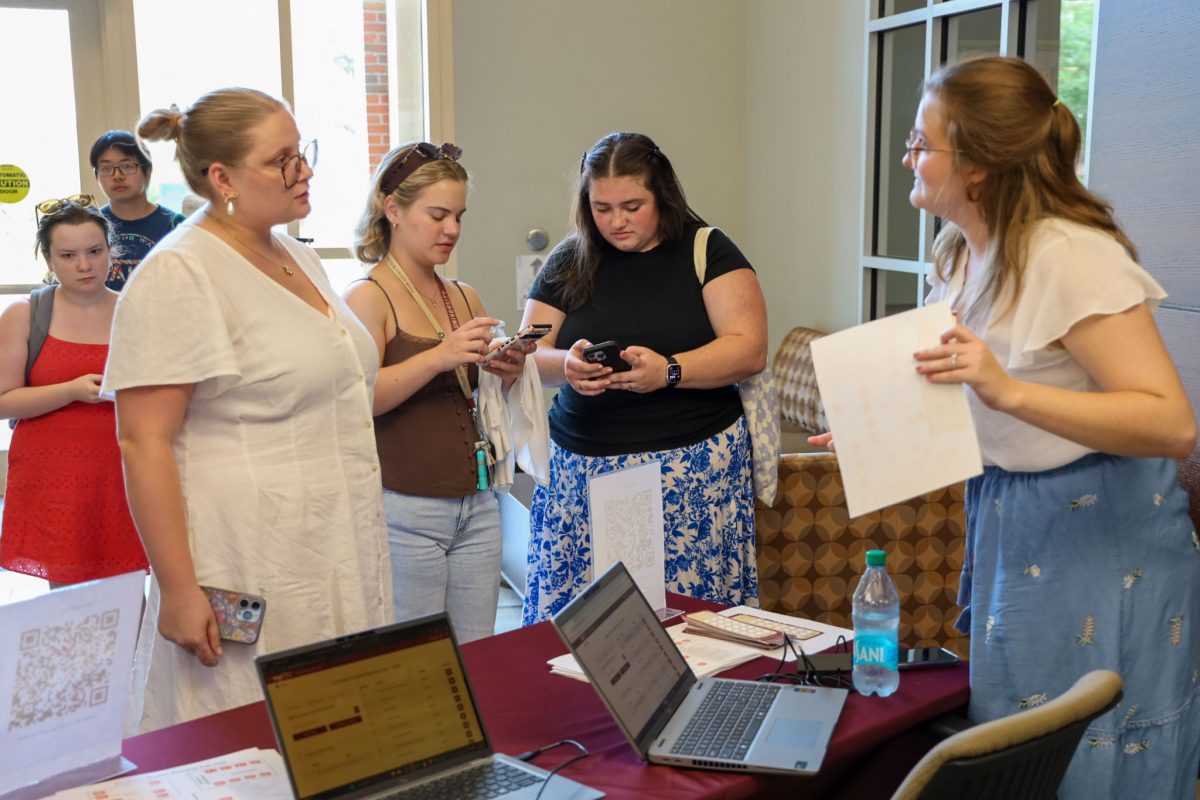 Students talking
