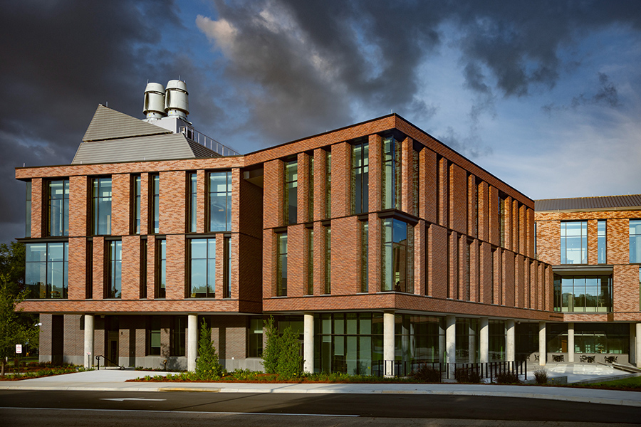 A building with windows
