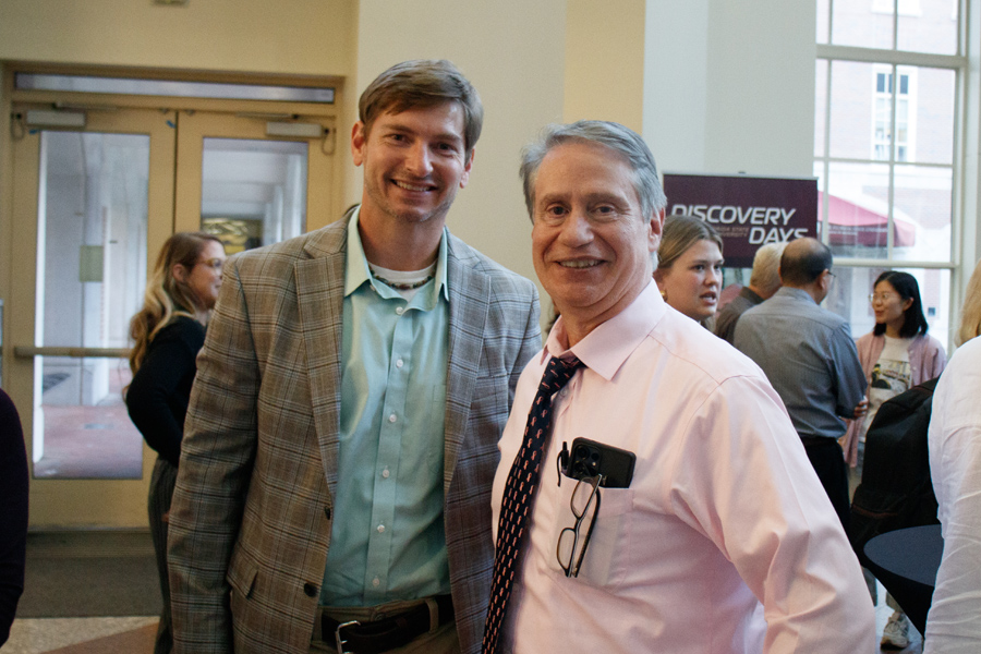 Clinical providers and researchers gather at the first ever Clinical Catalyst. (Casey McCarthy/University Communications)