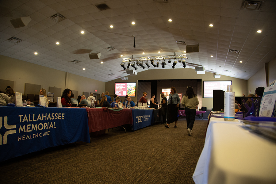 The “FSU Health Expo: Bridging Community, Health and Research,” held Saturday, Oct. 18, at the Wakulla County Community Center, brought together FSU researchers and community organizations to provide resources and information aimed at improving health. (Bill Wellock/Florida State University)