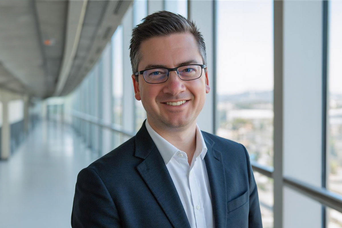 A photo of Jeremy Slaga, the university’s first Vice President and Chief Clinical Operations Officer.