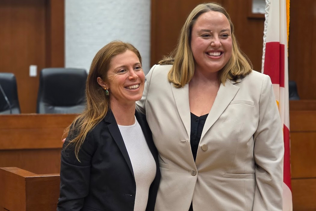 Alexis Fulton and Rima Nathan smiling