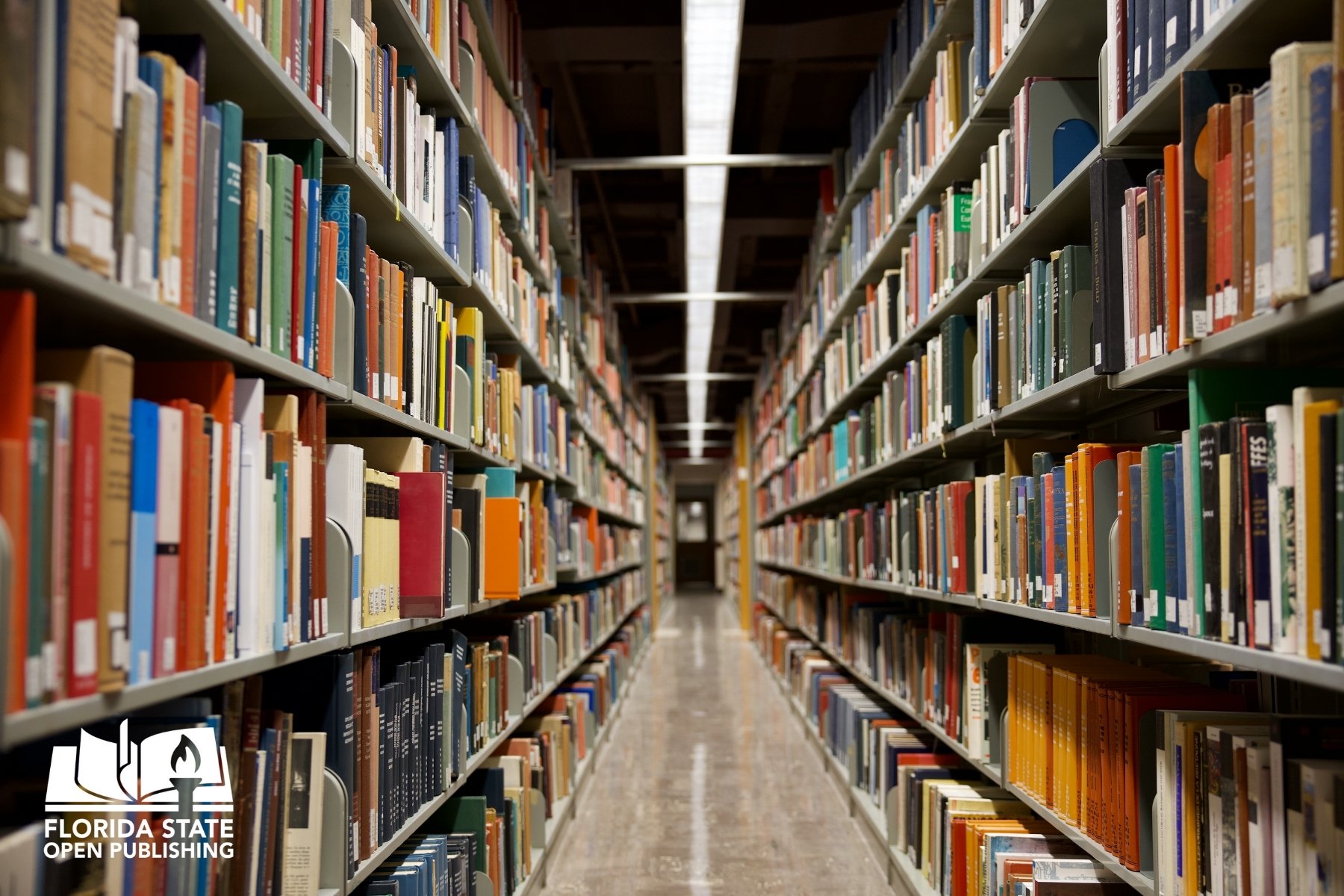 Books in a library